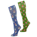 Hocsocx Under-Shin Guard Socks - Holiday Design